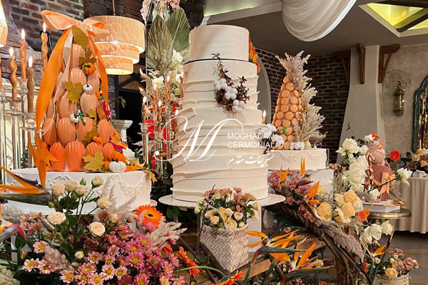 پذیرایی و شام سالن بله برون