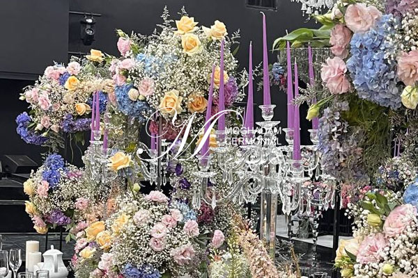 طراحی و تزیین میز بلهبرون