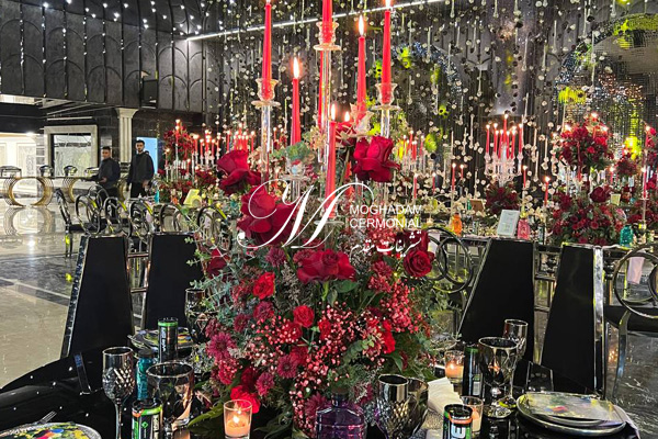 گلآرایی میز مهمانان