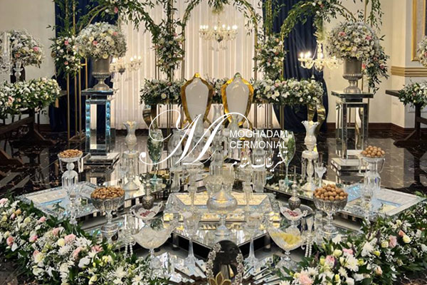 گلآرایی جایگاه عروس و داماد