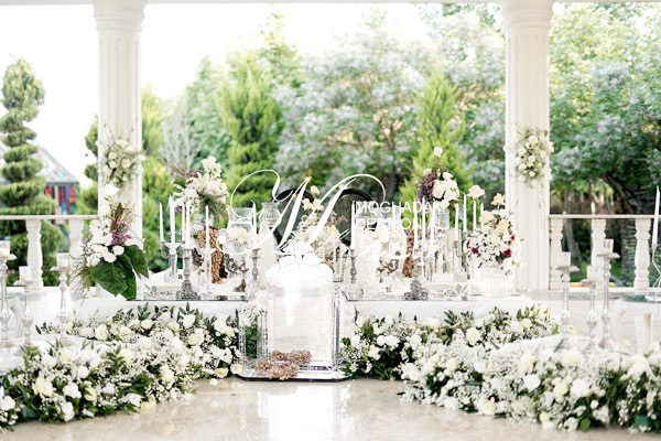 گل آرایی سفره عقد