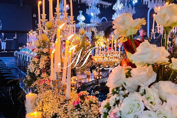 انتخاب رنگ مناسب برای گلآرایی عروسی