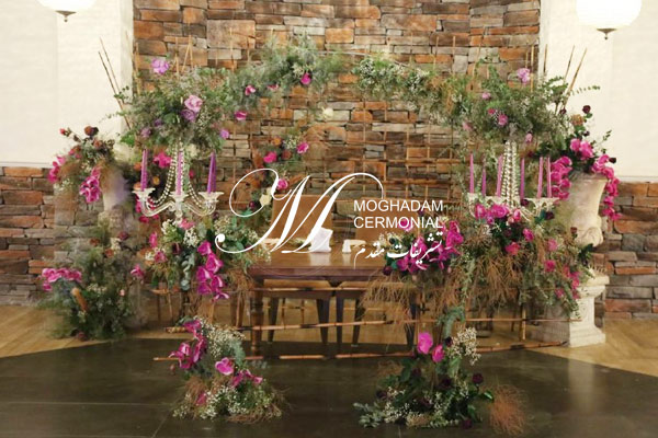 گلآرایی و دکوراسیون سالن بله برون