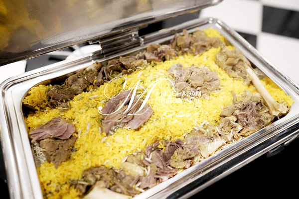 پذیرایی و شام در تالار ختم