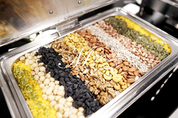 پذیرایی با شام سالن 50 نفر