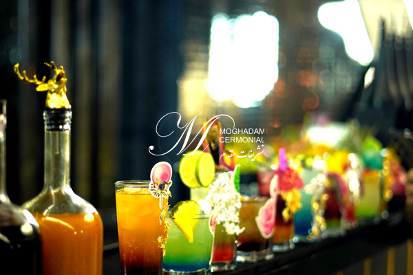 پذیرایی با نوشیدنی در باغ تولد